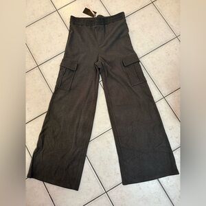 Women's Charcoal Pull On Pants Size Latge